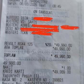 A101'den Aldığım Motosikletin Teslimat Sorunu