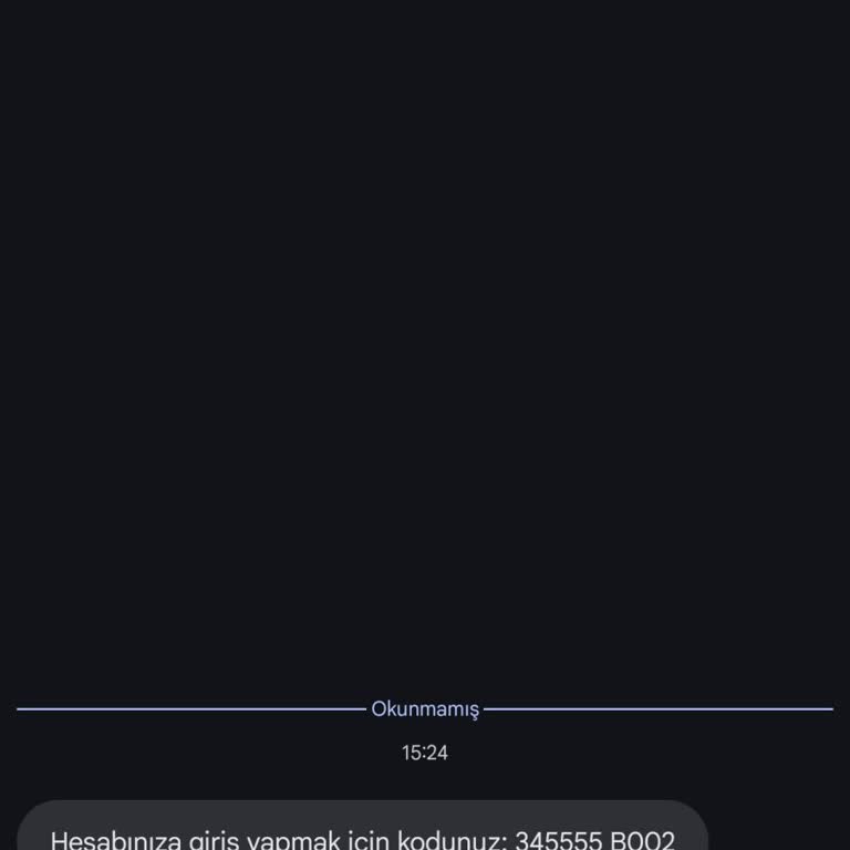 Onayım Dışında Gönderilen Onay Kodları