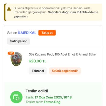 Hepsiburada'dan Aldığımız Göz Bandı Yapışmıyor!
