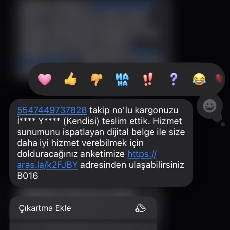 Teslim Edilmeyen Kargo Ve Ulaşılamayan Destek