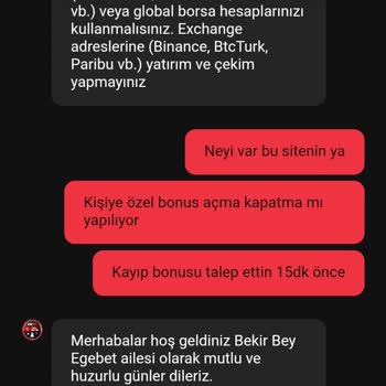 Kayıp Bonus Ve Çekim Talebi Sorunları