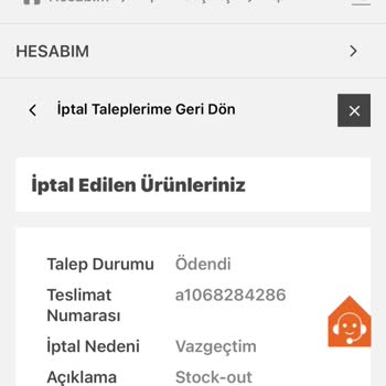Koçtaş'ta Sipariş İptali Ve Yanıltıcı Bilgilendirme