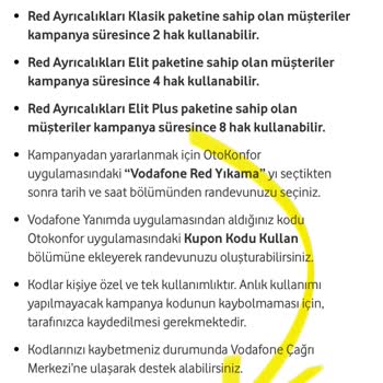 Vodafone Yanımda Kampanya Kodları Kullanılamıyor