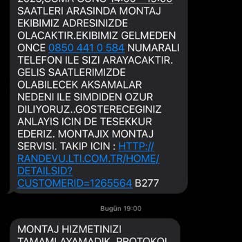 Montaj Hizmeti Karmaşası Ve İletişim Sorunları