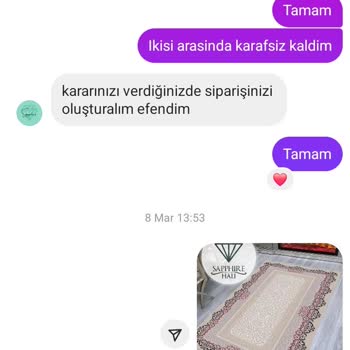 Geciken Halı Siparişi: 820 Liralık Güven Krizi
