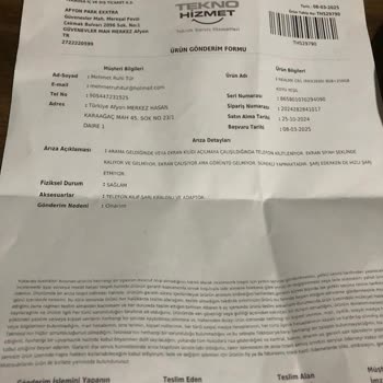 Yeni Telefonun Anakart Sorunu Ve Yetersiz Destek