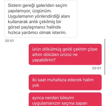 Yemeksepeti'nde Hasarlı Ürün Ve Yetersiz Müşteri Hizmeti