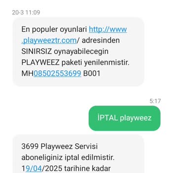Beklenmedik Playweez Üyeliği ve Haksız Kesintiler