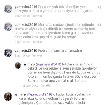 Yanlış Renk Gönderimi Ve İade Sorunu