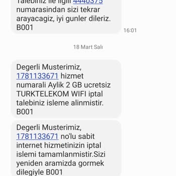 Türk Telekom'dan Nakil Ve Altyapı Çilesi