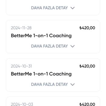 Betterme Uygulamasında Usulsüz Ödeme Çekimleri ve İade Talebi