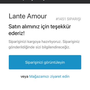 Lante Amour'dan Sipariş Edilen Çanta Teslim Edilmiyor Ve Müşteri Hizmetleri Sorunu