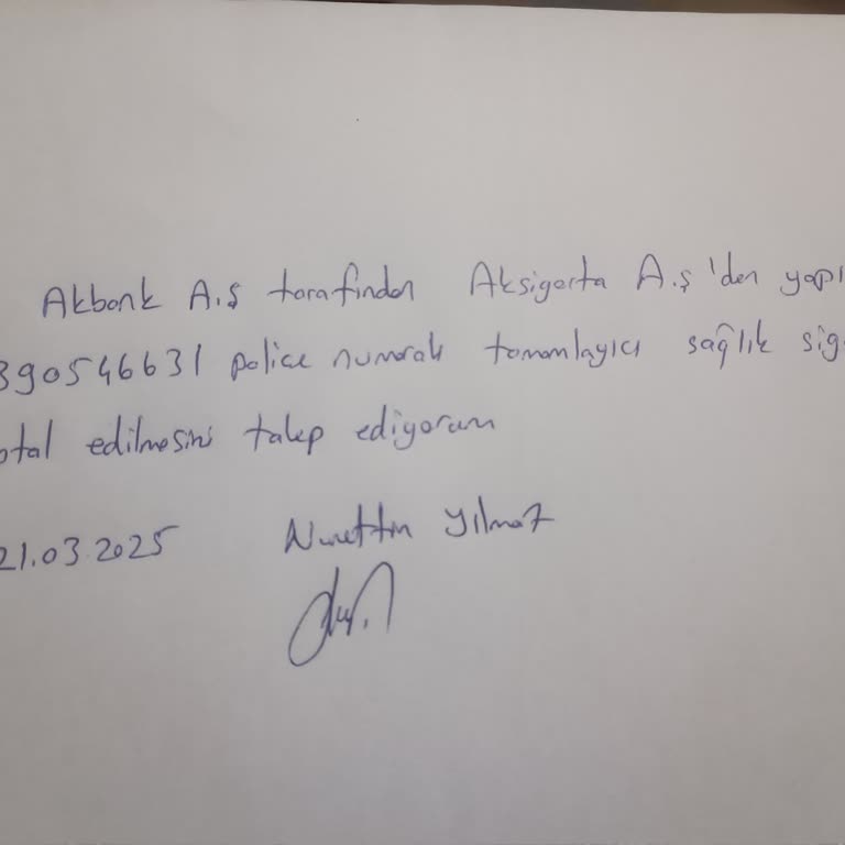 Tamamlayıcı Sağlık Sigortası İptalinde Zorluk