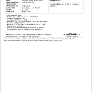 Yanlış Kişiye Gönderilen Ödeme Ve İletişim Sorunu