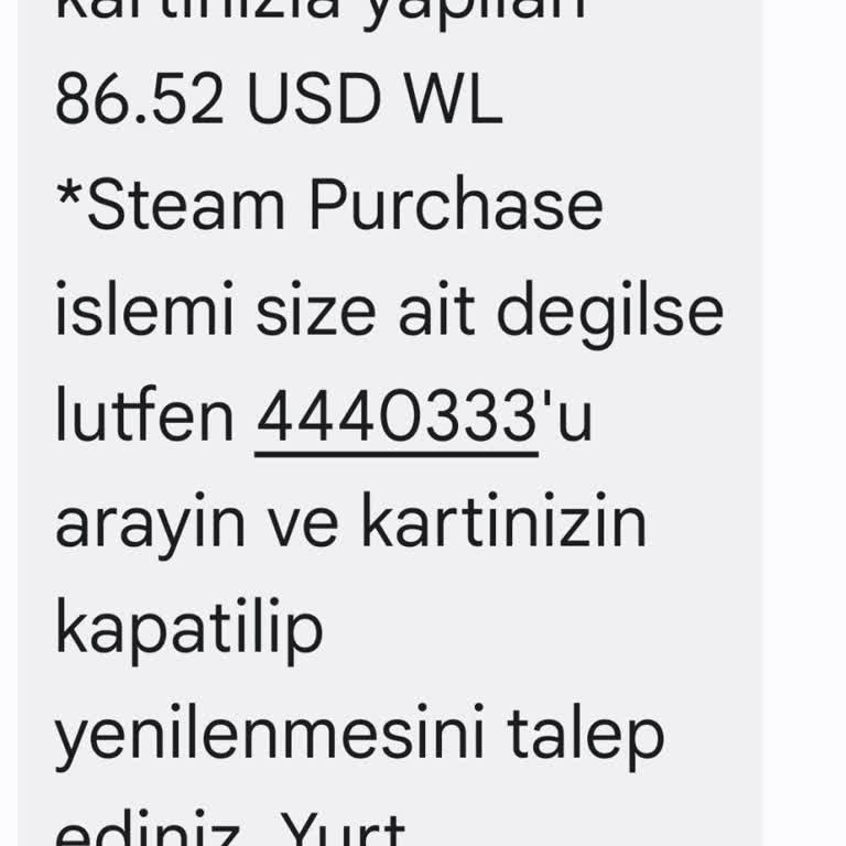 Garanti Bankası'nda Yetkisiz Kredi Kartı İşlemi