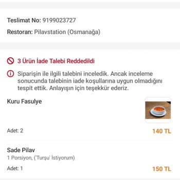 Yanlış Teslimat Ve İade Sorunu