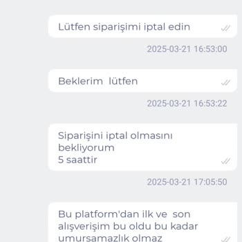 Zebramo'da İptal Butonu Eksikliği Ve Müşteri Mağduriyeti