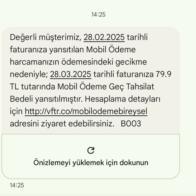 Vodafone Mobil Ödeme Hatası: İzin Almadan Kesilen Ücret