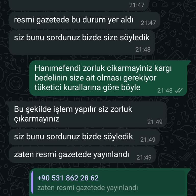 Yanlış Ürün Ve İade Kargo Ücreti Sorunu