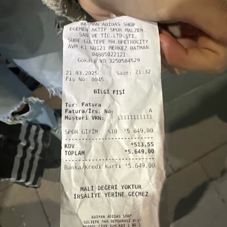 Adidas İade Hakkım Reddedildi: Mağaza Personeliyle Yaşanan Sorun