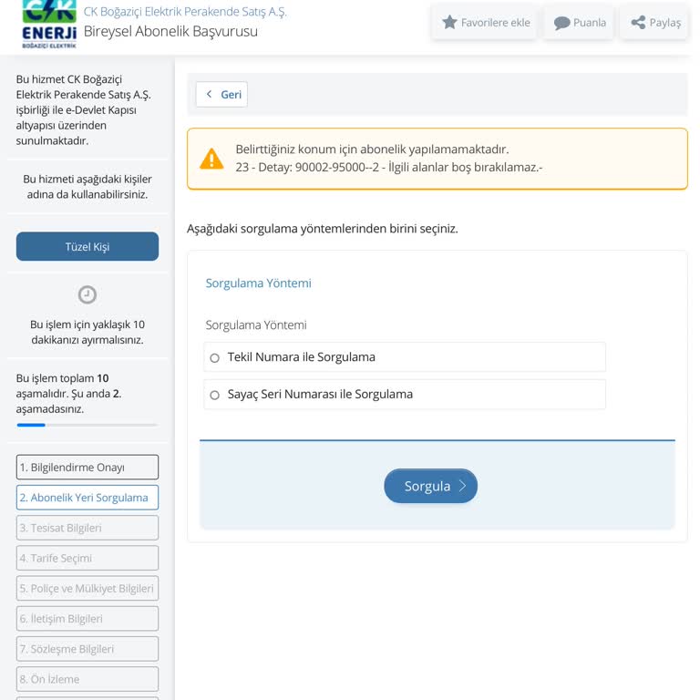E-Devlet Hatası Yüzünden Elektriksiz Kaldım!