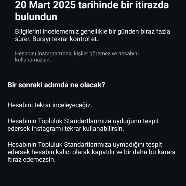 Instagram Hesap Askıya Alınma Sorunu