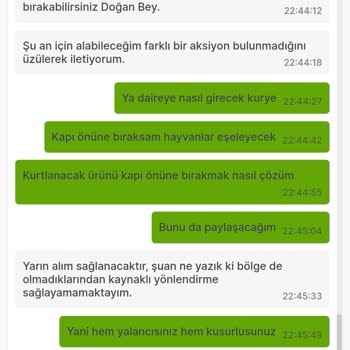 Açılmış Paket Kıyma Ve İlgisiz Müşteri Hizmeti
