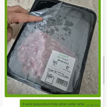 Açılmış Paket Kıyma Ve İlgisiz Müşteri Hizmeti