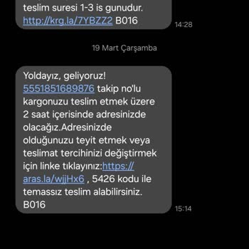 Trendyol Siparişim Aras Kargo Tarafından Teslim Edilmedi Ve Destek Hattı Çözüm Sunmuyor