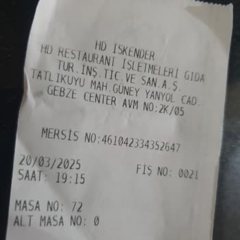 Saygısız Müdür Ve Su Gibi Çorba: HD İskender'de Hayal Kırıklığı