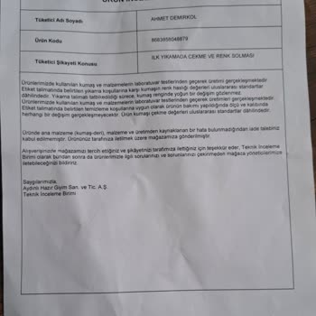 Yılbaşı Hediyesi Gömleklerde Renk Solması Ve Çekme Sorunu