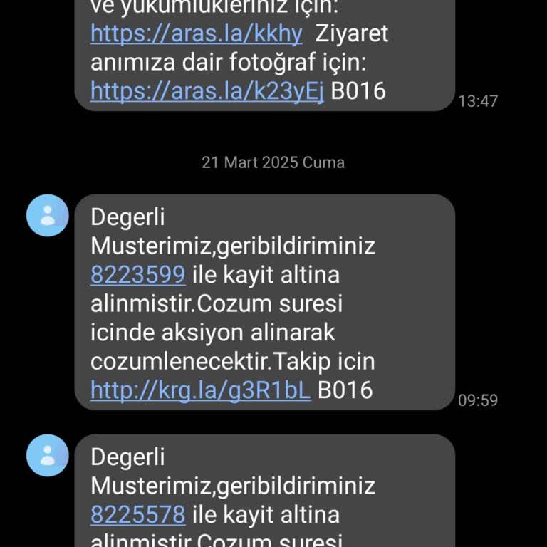 Aras Kargo'nun İletişimsizliği Ve Sorumsuzluğu Mağduriyet Yarattı