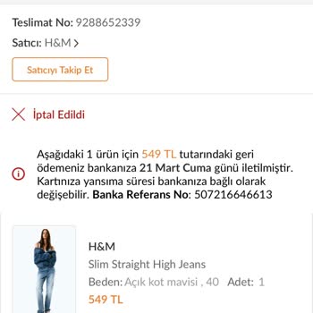 Sipariş İptali Ve Bilgilendirme Eksikliği Mağduriyeti