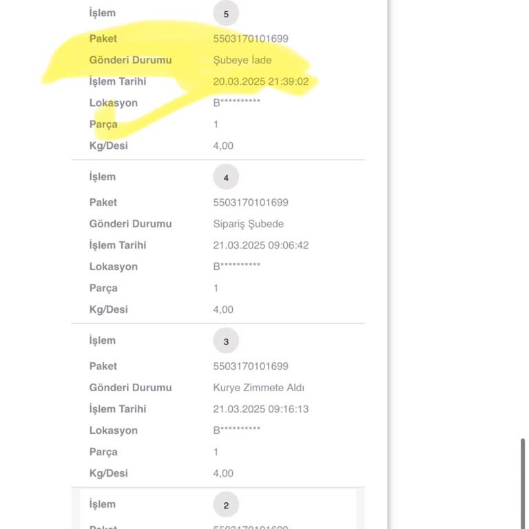 Kargo Teslimatında Sürekli Gecikme Sorunu
