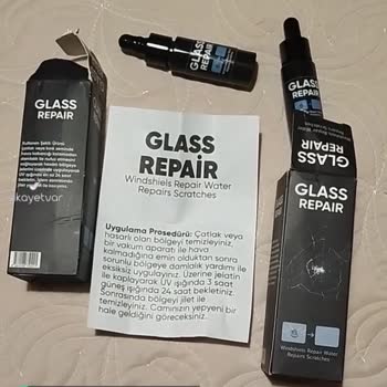 Glass Repair Çatlak Araç Camı İçin Aldım Uyguladım Hiçbir Sonuç Vermedi