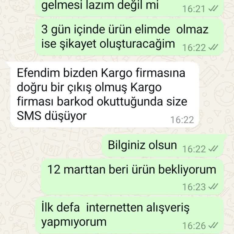 Ürün Gelmedi Para İadesi Yok