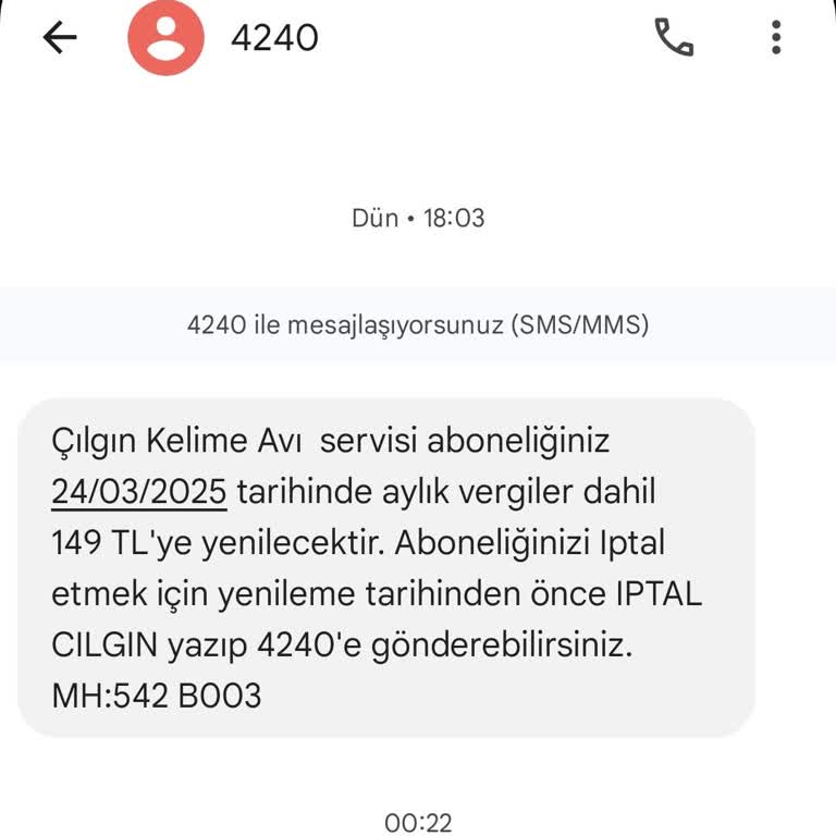 Vodafone Abonelik Ücreti Sorunu
