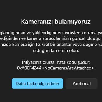 Monster Abra A7 V13.3 Dizüstü Bilgisayarımda Kamera Sorunu