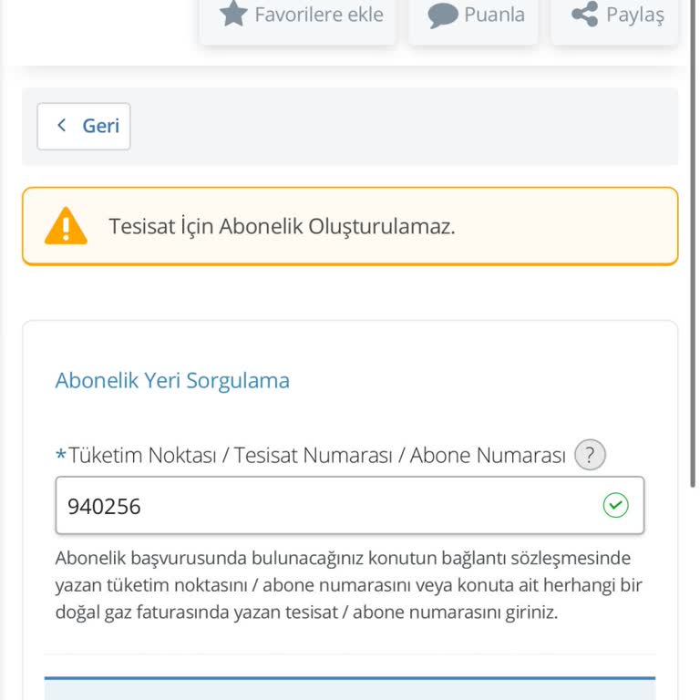 E-Devlet Üzerinden İzgaz Abonelik Sorunu