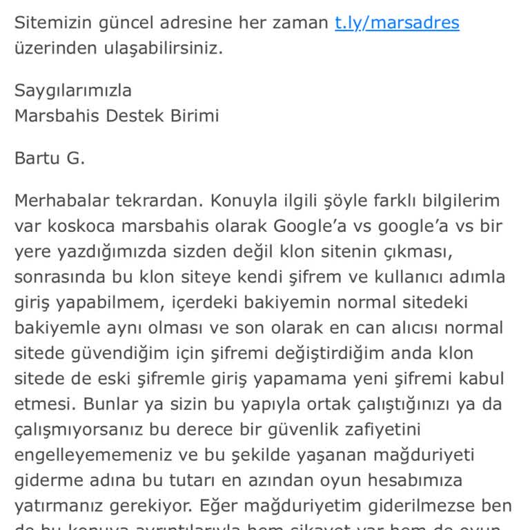 Mars Bahis'te Yanlış Hesaba Yatırım: Güvenlik Açığı Ve Mağduriyet