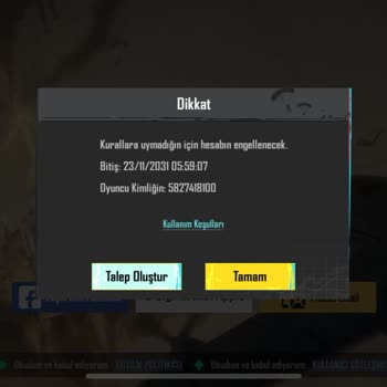 Haksız Yere Banlanan PUBG Mobile Hesabım