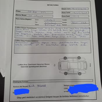 Anadolu Sigorta İle Pert Ve Onarım Çelişkisi