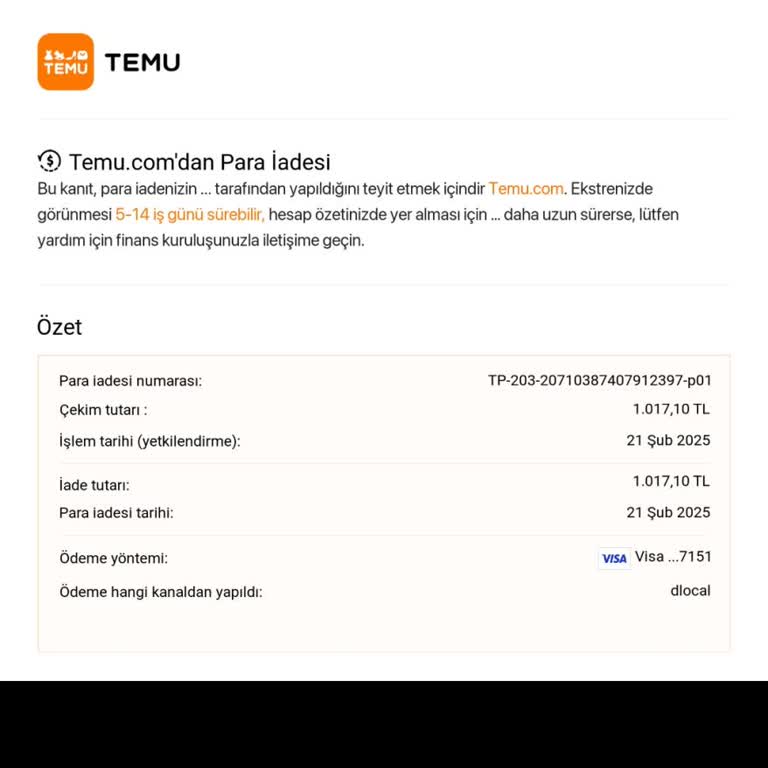 İade Sürecinde Yaşanan Aksaklıklar