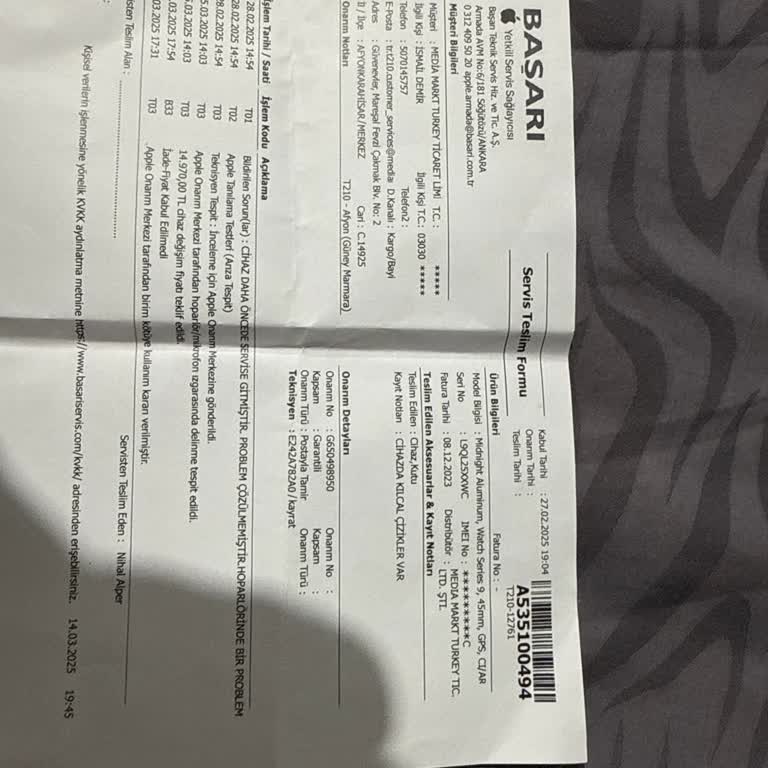 Media Markt Garanti Sürecinde Hayal Kırıklığı