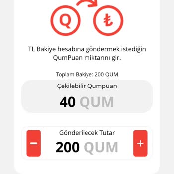 Qum Para Dönüşüm Hatası