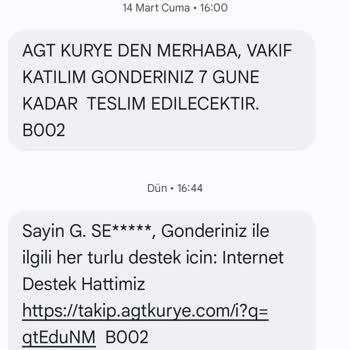 AGT Kurye İle Sürekli Ertelenen Teslimat Sorunu