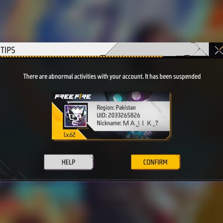 Garena Free Fire 7 Yıllık Emeğimle Kazandığım Hesabım Askıya Alındı