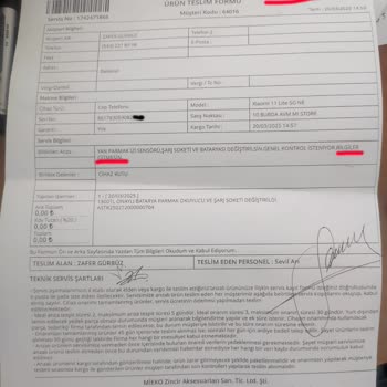 Cihaz Tesliminde Gecikme Ve Veri Kaybı Mağduriyeti