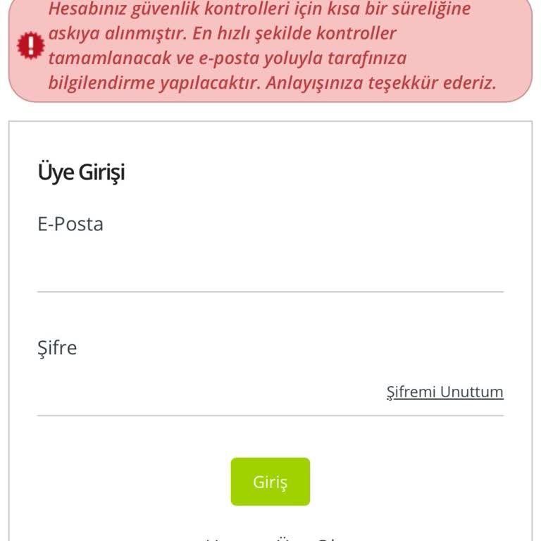 Hesap Askıya Alındı: 1700 TL'nin Akıbeti Belirsiz