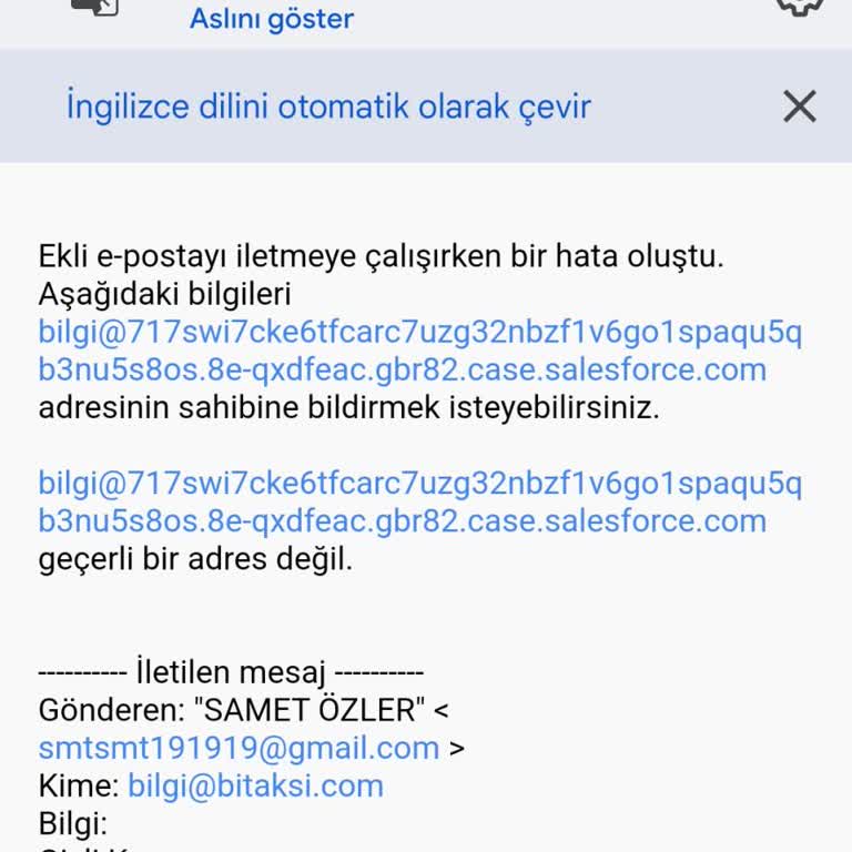 Yanlış Mail Adresi Ve Eksik Bakiye Sorunu